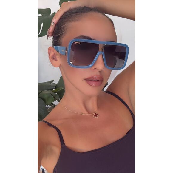 NEW Carrera Flaglab 14 Aviator Sunglasses in Blue - Picture 8 of 11